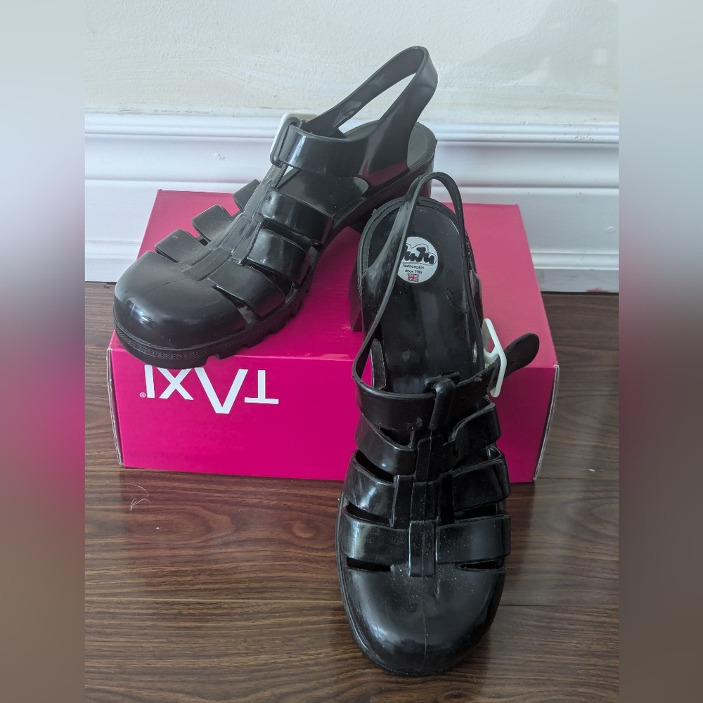 Black JuJu Jelly Shoes - UK 8 / US 10